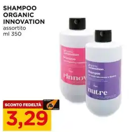 Alì Supermercati Shampoo organic INNOVATION offerta