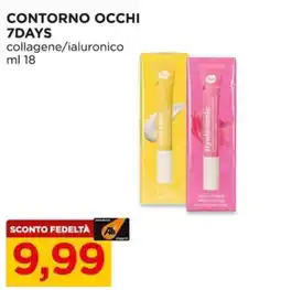 Alì Supermercati Contorno occhi 7days collagene/ialuronico offerta