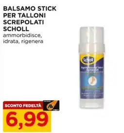 Alì Supermercati Balsamo stick per talloni screpolati scholl ammorbidisce, idrata, rigenera offerta