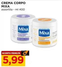 Alì Supermercati Crema corpo MIXA offerta