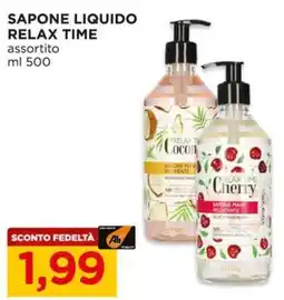 Alì Supermercati Sapone liquido RELAX TIME offerta