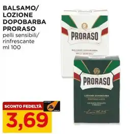 Alì Supermercati Balsamo/ lozione dopobarba proraso pelli sensibili/ rinfrescante offerta