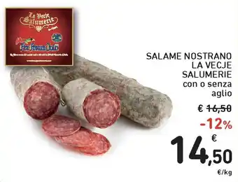 Salame nostrano LA VECJE SALUMERIE