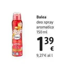 dm drogerie markt Balea deo spray aromatico offerta