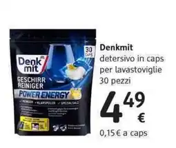 dm drogerie markt Denkmit detersivo in caps per lavastoviglie offerta