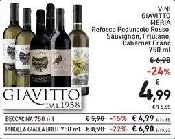 Spazio Conad Vini giavitto meria offerta