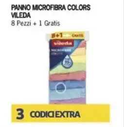 Iper Tosano Panno microfibra colors VILEDA offerta