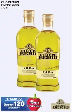 Esselunga Olio di oliva FILIPPO BERIO offerta