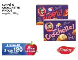 Esselunga Supplì o crocchette FINDUS offerta
