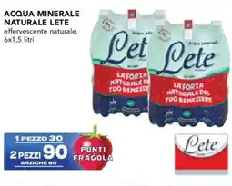 Esselunga Acqua minerale naturale LETE offerta