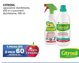 Esselunga CITROSIL sgrassatore disinfettante o pavimenti disinfettantel offerta