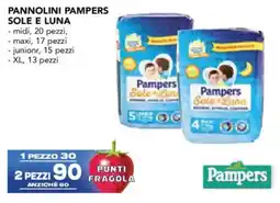 Esselunga Pannolini pampers SOLE E LUNA offerta