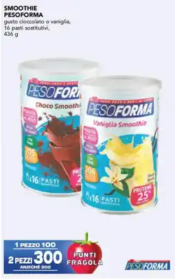 Esselunga Smoothie PESOFORMA offerta