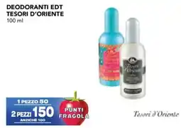 Esselunga Deodoranti edt TESORI D'ORIENTE offerta