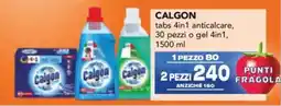 Esselunga CALGON tabs 4in1 anticalcare, 30 pezzi o gel 4in1 offerta