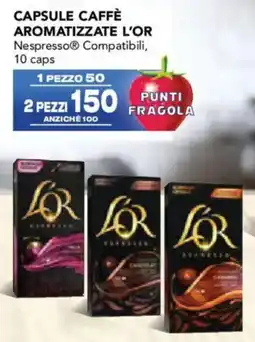 Esselunga Capsule caffè aromatizzate L'OR offerta