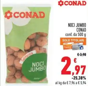 Conad Noci jumbo CONAD offerta