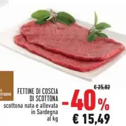 Conad Fettine di coscia di scottona offerta