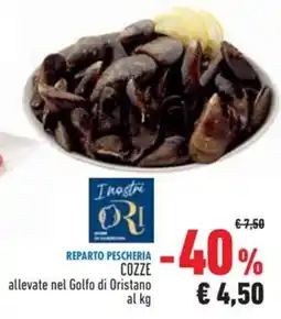 Conad Cozze allevate nel golfo di oristano offerta