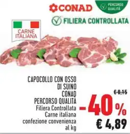 Conad Capocollo con osso di suino CONAD PERCORSO QUALITA offerta