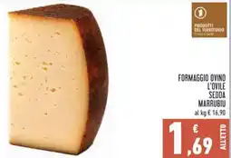 Conad Formaggio ovino l'ovile sedda marrubiu offerta