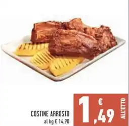 Conad Costine arrosto offerta