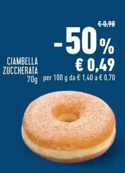 Conad Ciambella zuccherata offerta