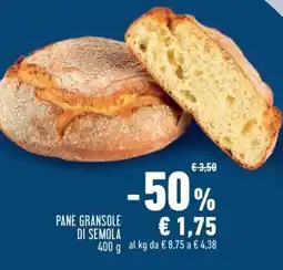 Conad Pane gransole di semola offerta