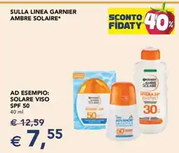 Esselunga SULLA LINEA GARNIER AMBRE SOLAIRE offerta