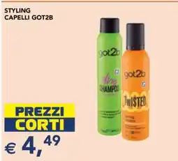 Esselunga STYLING CAPELLI GOT2B offerta