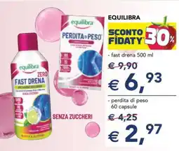 Esselunga EQUILIBRA Fast Drena 500 ml offerta
