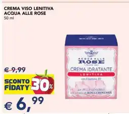 Esselunga CREMA VISO LENITIVA ACQUA ALLE ROSE offerta