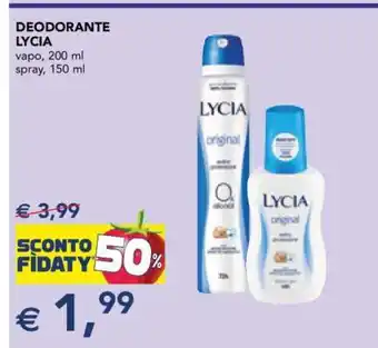 Esselunga DEODORANTE LYCIA offerta
