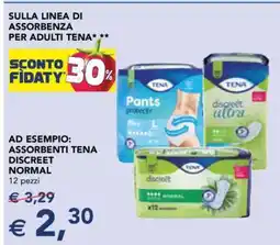 Esselunga Assorbenti Tena Discreet Normal offerta