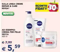 Esselunga Nivea Repair & Care offerta