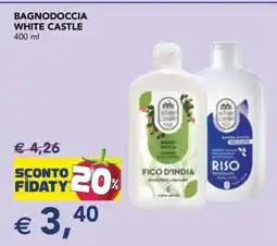 Esselunga BAGNODOCCIA WHITE CASTLE offerta