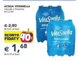 Esselunga Acqua Vitasnella offerta