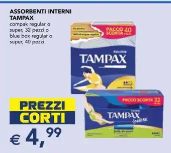 Esselunga ASSORBENTI INTERNI TAMPAX offerta