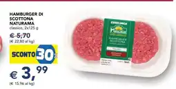 Esselunga Hamburger di Scottona Naturama offerta