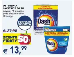 Esselunga DETERSIVO LAVATRICE DASH offerta
