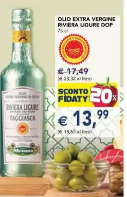 Esselunga OLIO EXTRA VERGINE RIVIERA LIGURE DOP offerta