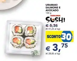 Esselunga URAMAKI SALMONE E AVOCADO offerta