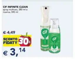 Esselunga Cif infinite clean offerta