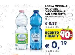 Esselunga ACQUA MINERALE NATURALE OLIGOMINERALE SAN BENEDETTO offerta