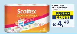 Esselunga Scottex Quanto Basta offerta