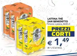 Esselunga LATTINA THÈ SAN BENEDETTO offerta
