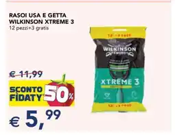 Esselunga RASOI USA E GETTA WILKINSON XTREME 3 offerta