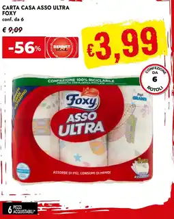 Bennet Carta casa asso ultra FOXY offerta