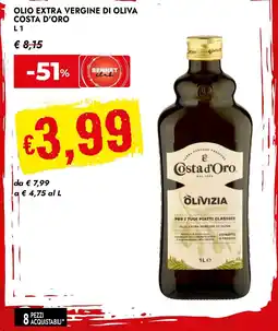 Bennet Olio extra vergine di oliva COSTA D'ORO offerta