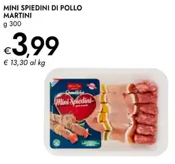 Bennet Mini spiedini di pollo MARTINI offerta